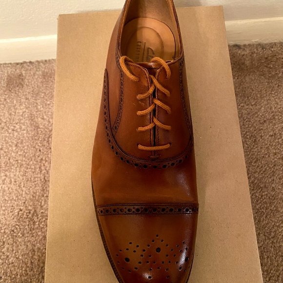 Clarks Oliver Limit Tan Leather Mens 9M main image 2